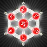 OṂ VĀKYEDA NAMAḤ - ĀḤ (WHITE MANJUSRI)